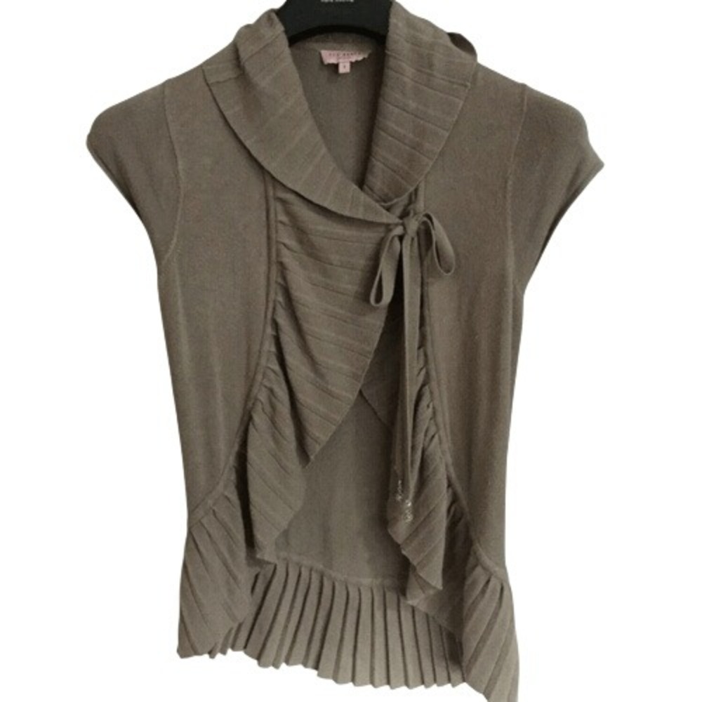 Ted Baker Womens Wrap it Up Wrap Cardigan Size 2/US 6 Super Soft Career Wear